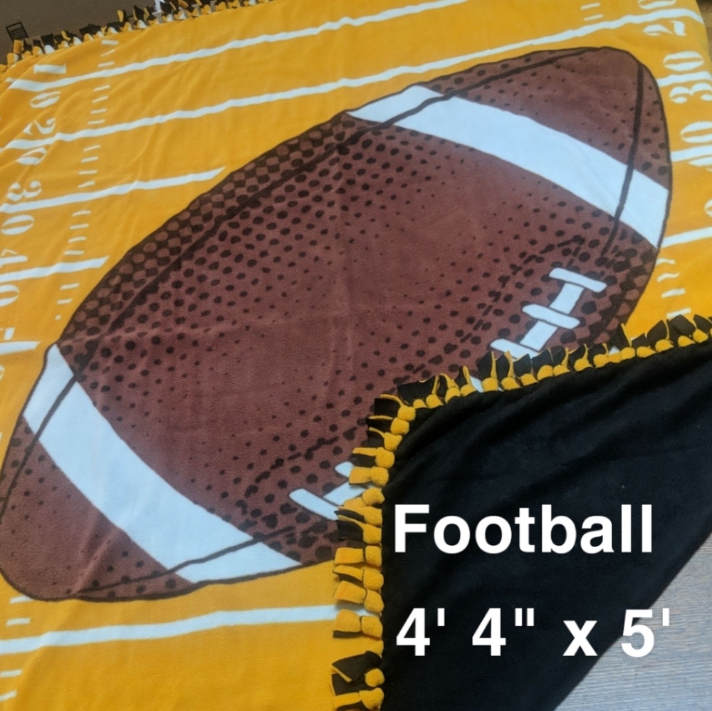 NWOT Football Blanket